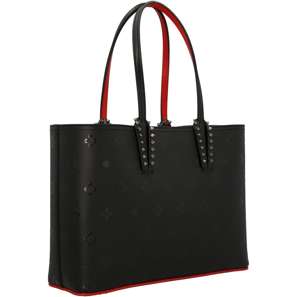 Christian Louboutin Cabata Small Tote Bag Autumn/Winter Black Red